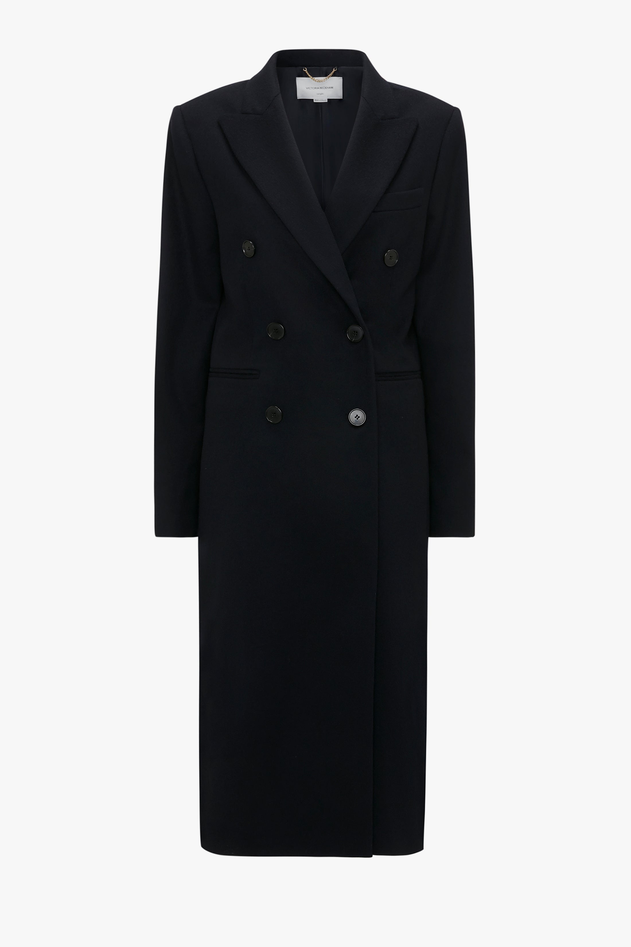 Tailored Slim Coat In Midnight - 1
