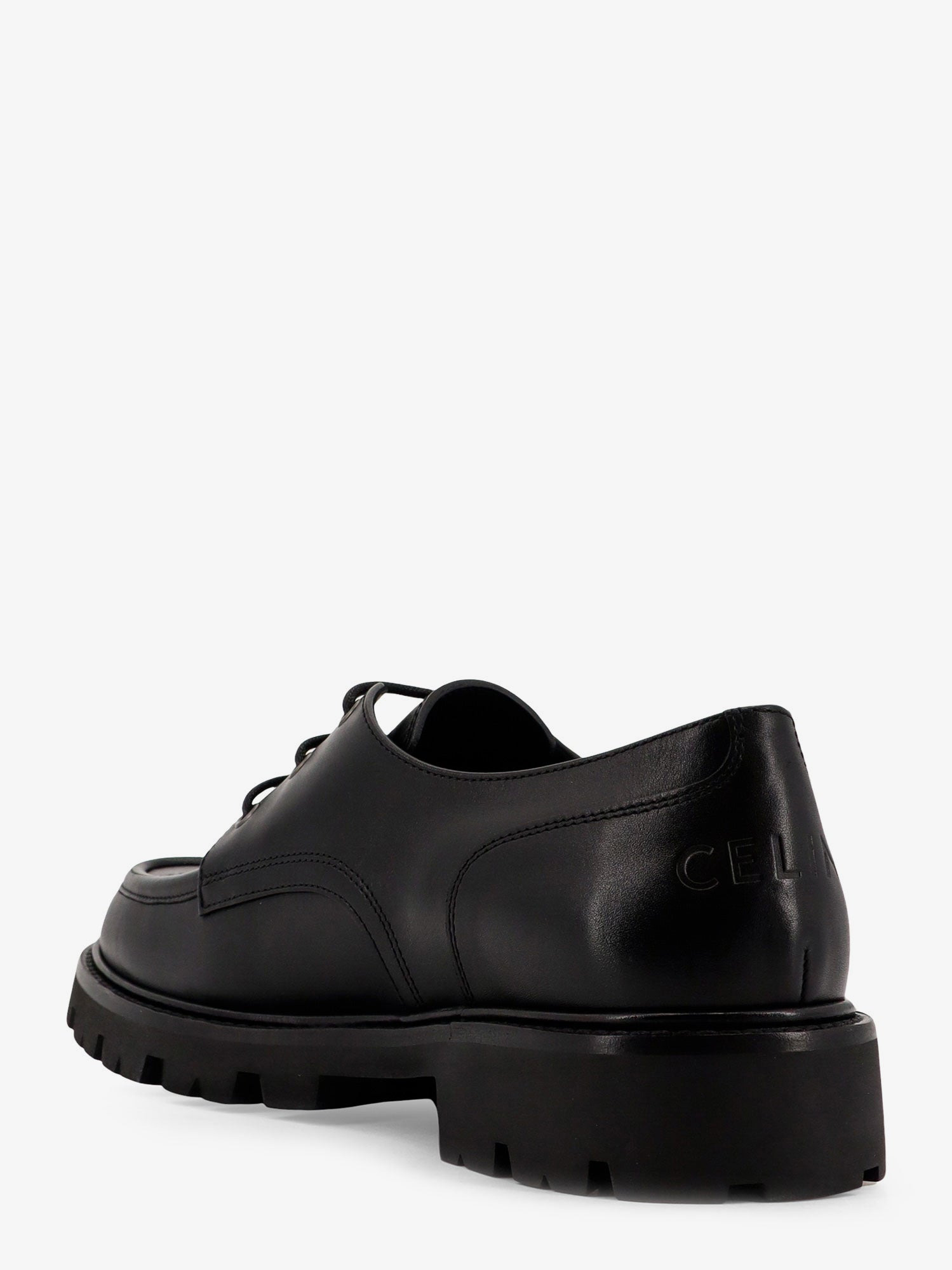 Celine Derby Margaret Leather Lace-Up Shoes - 3