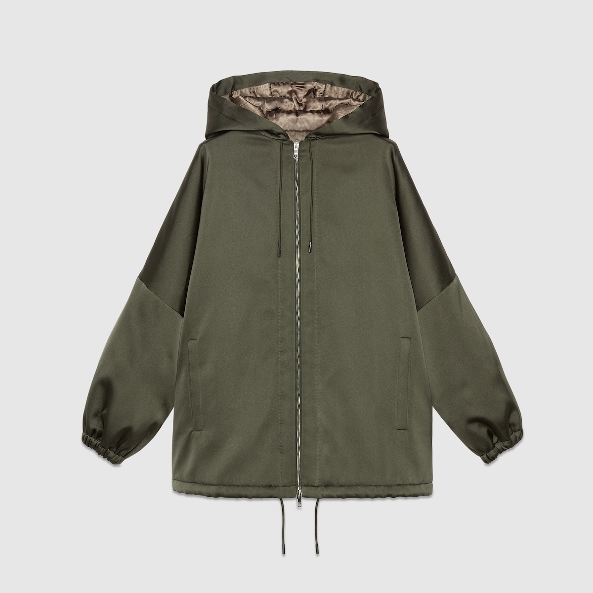 Zip jacket with shearling trim - 7