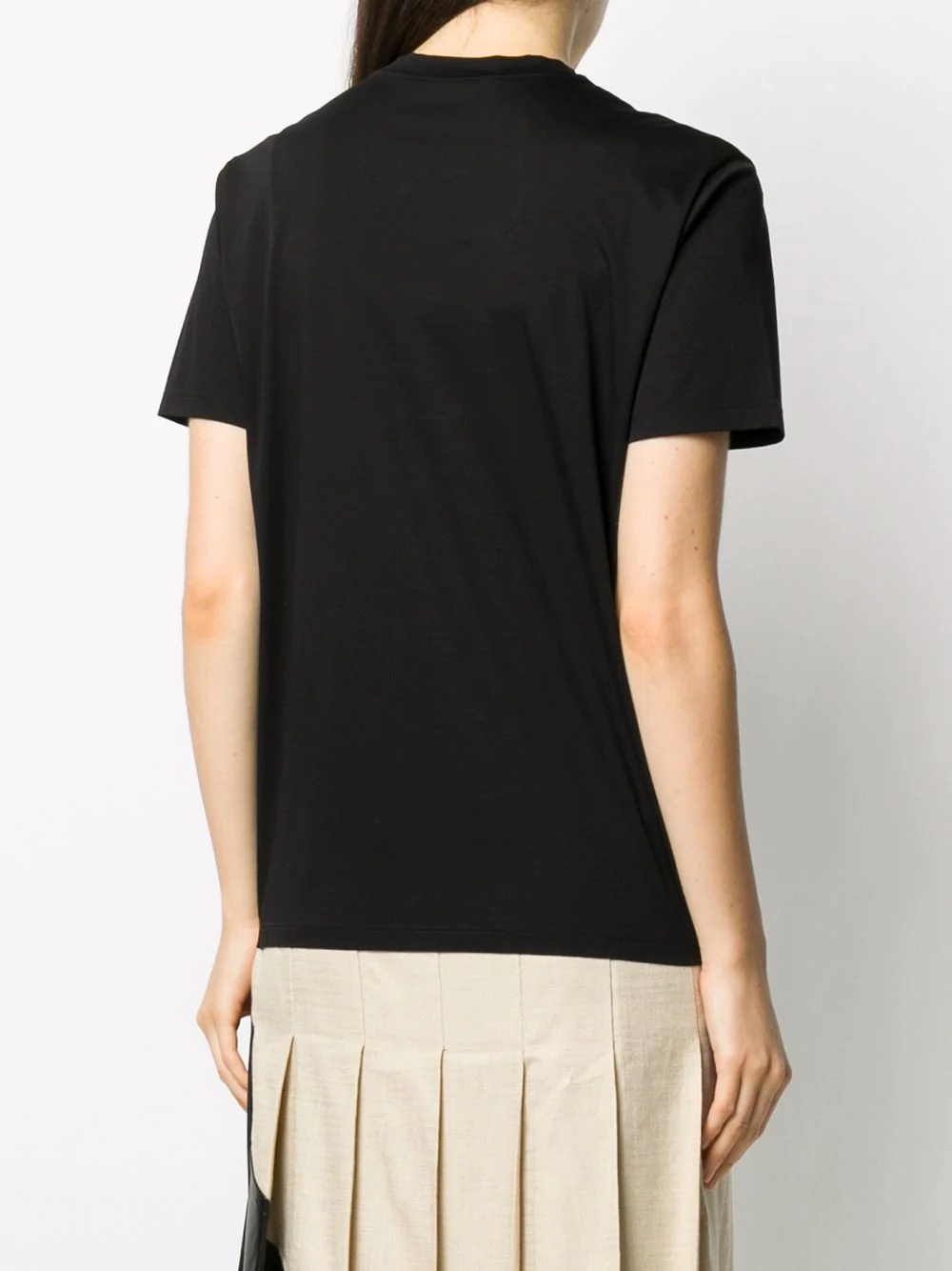 round neck cotton T-shirt - 4