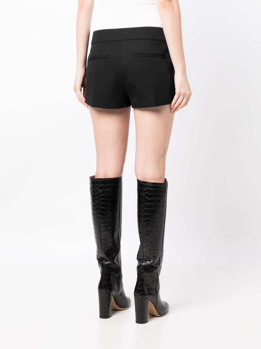 tailored wool mini skorts - 4