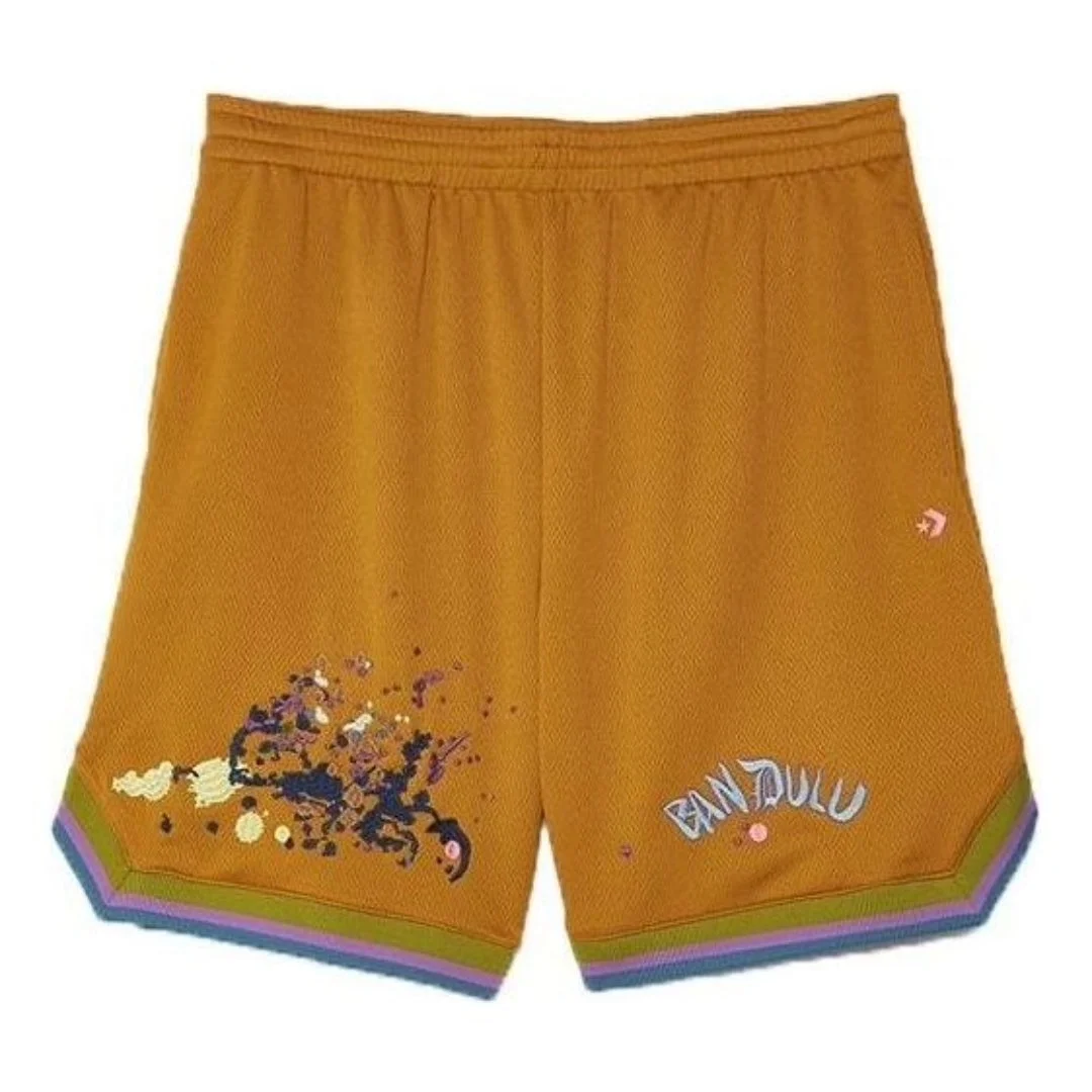 Converse x Bandulu Basketball Shorts 'Brown' 10021727-A01 - 1