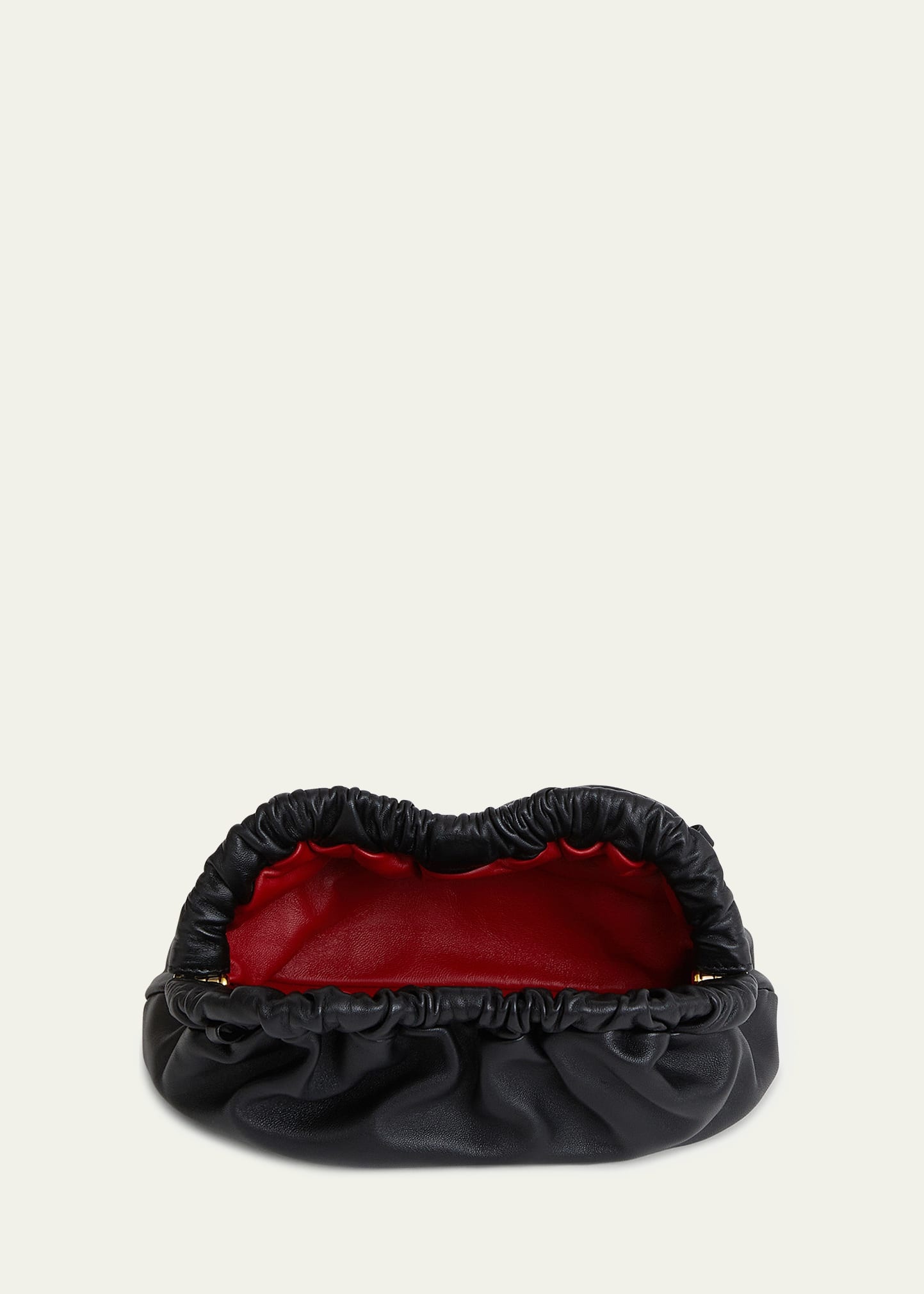 Mini Lambskin Cloud Clutch Bag - 3