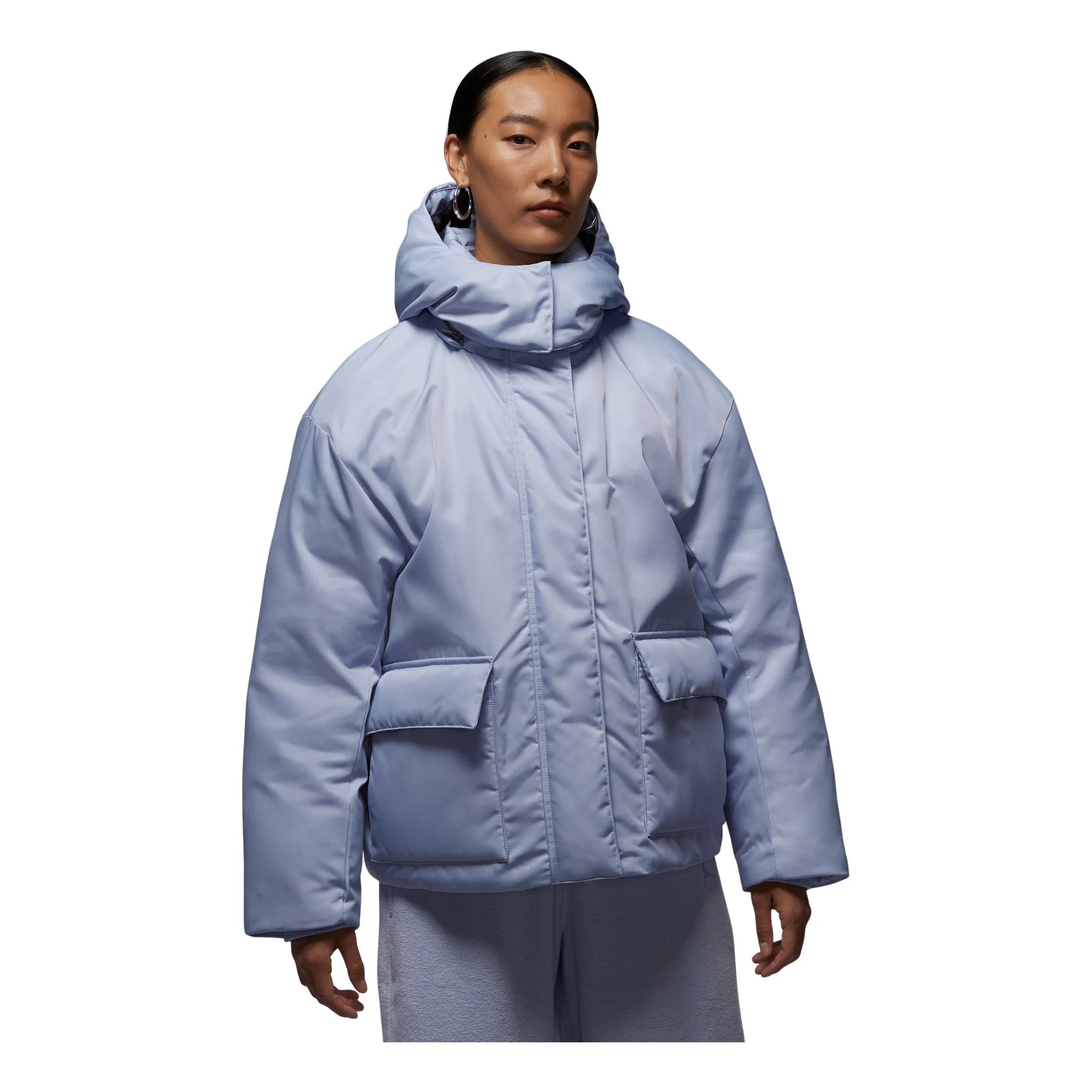 (WMNS) Air Jordan Flight Therma-Fit Down Jacket 'Ghost' HV0361-057 - 1