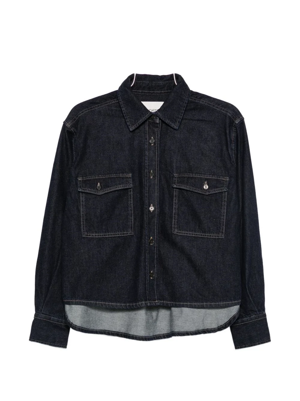 Boxy fit denim shirt - 1