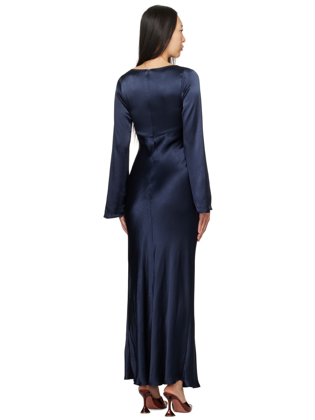 Navy Ren Maxi Dress - 3