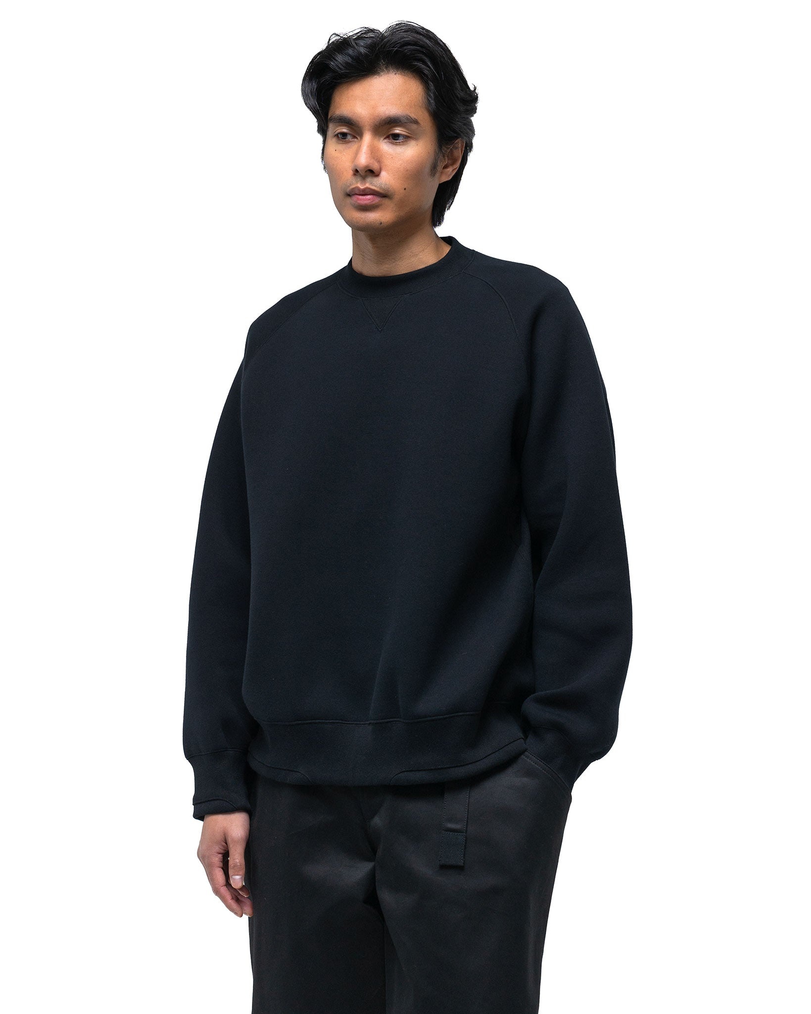 Sponge Sweat Pullover Crew Black - 4