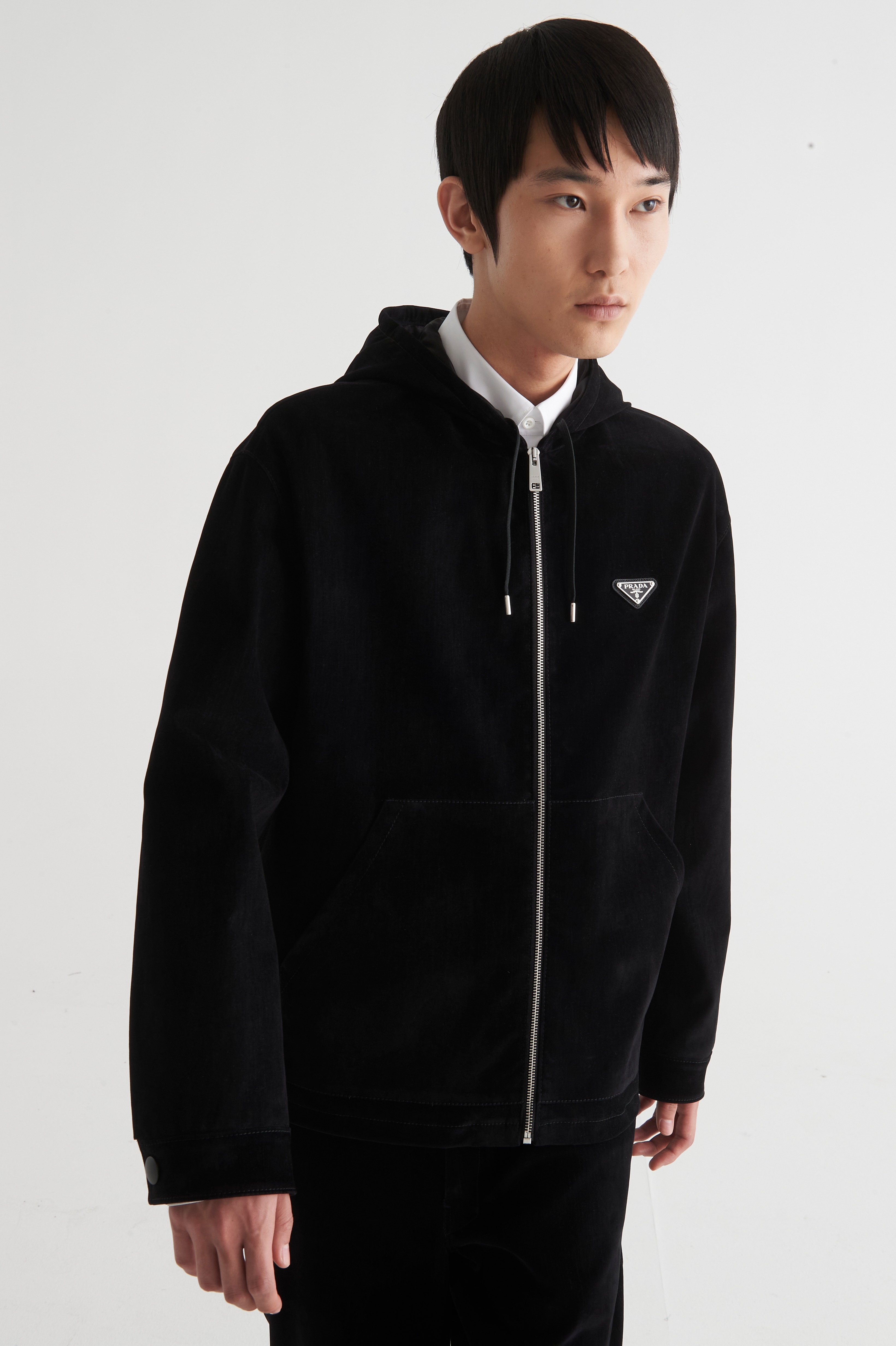 Prada Cotton velvet blouson jacket | REVERSIBLE