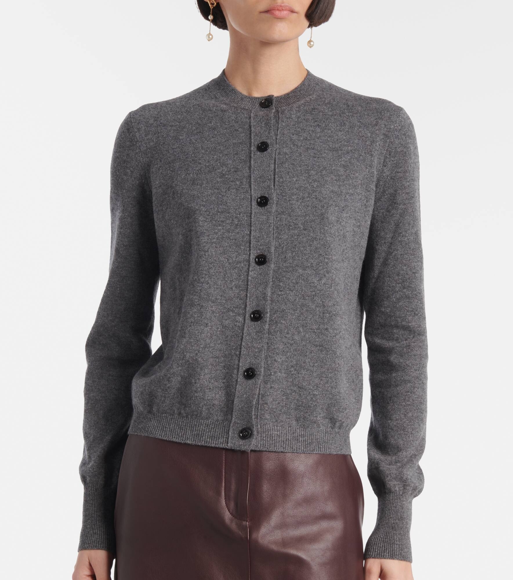Cashmere-blend cardigan - 6