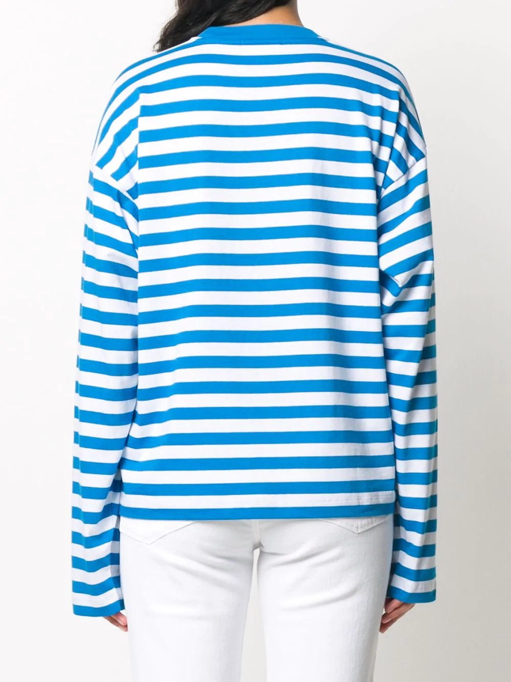 striped long-sleeved T-shirt - 4