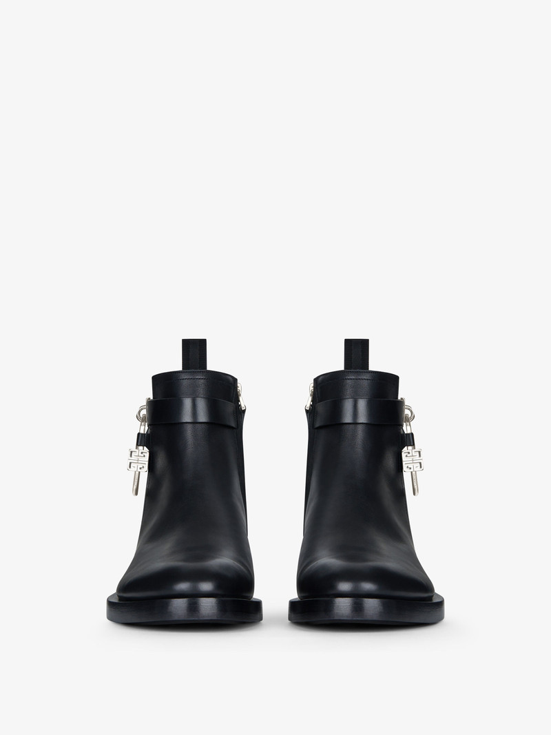 Givenchy PADLOCK BOOTS IN LEATHER outlook