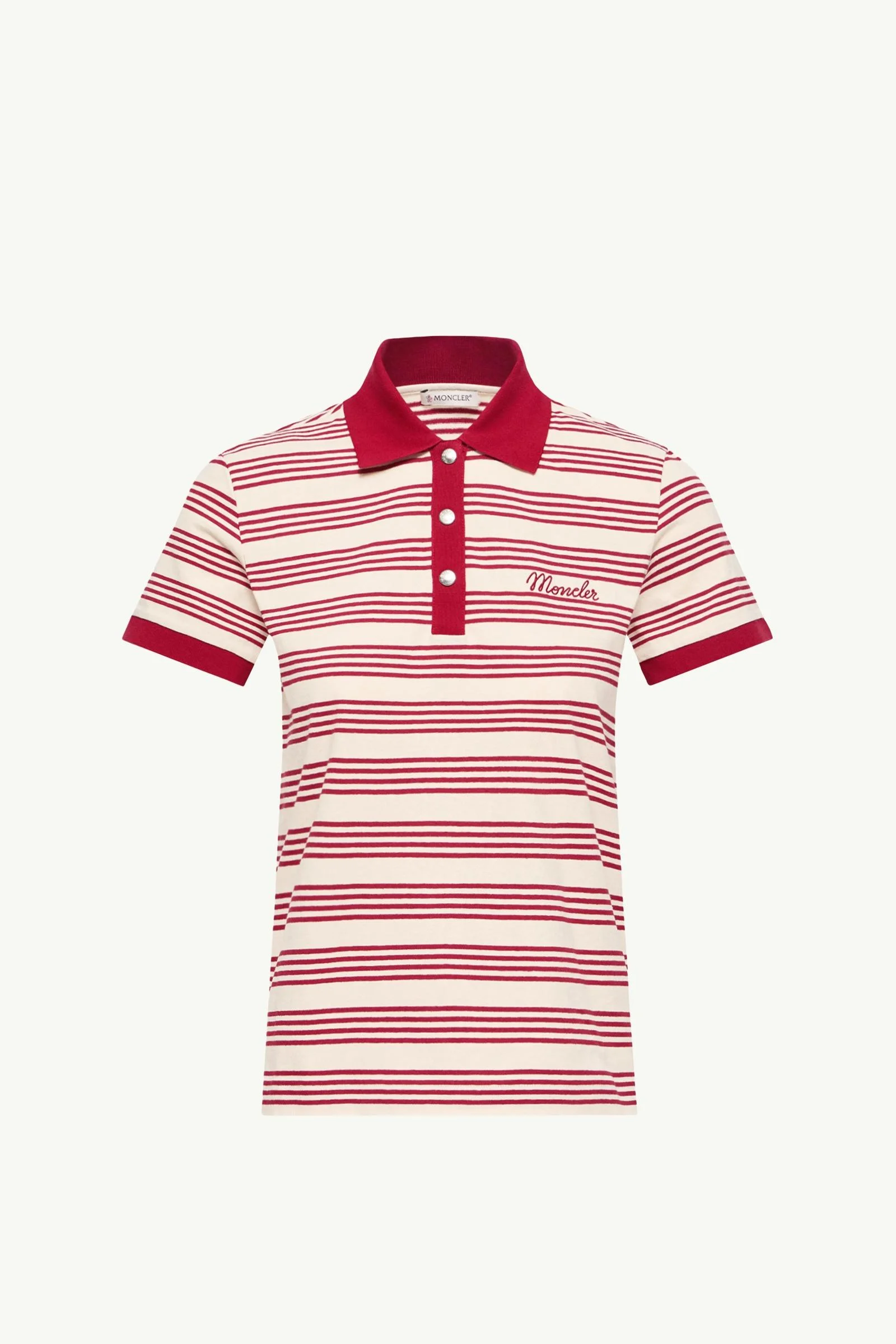 Striped Cotton Polo Shirt - 1