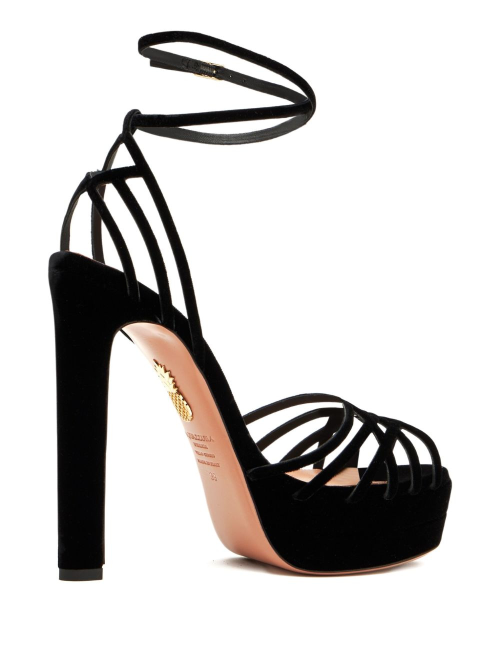 130mm strap-detail sandals - 4