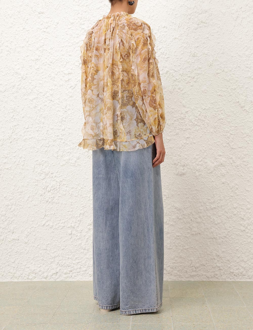 BALANCE FRILL BILLOW TOP - 4