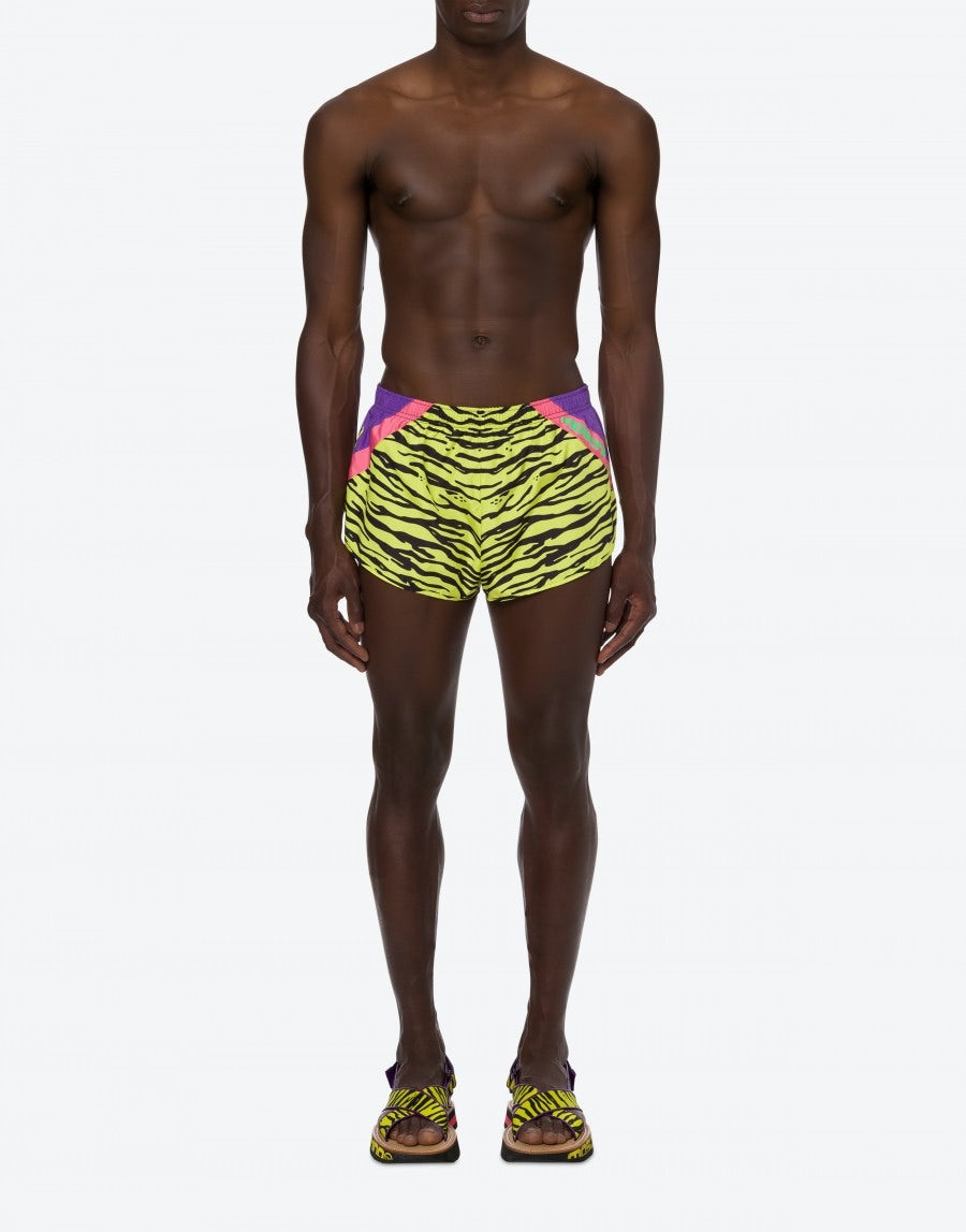 TIGER PRINT BEACH BOXERS - 2