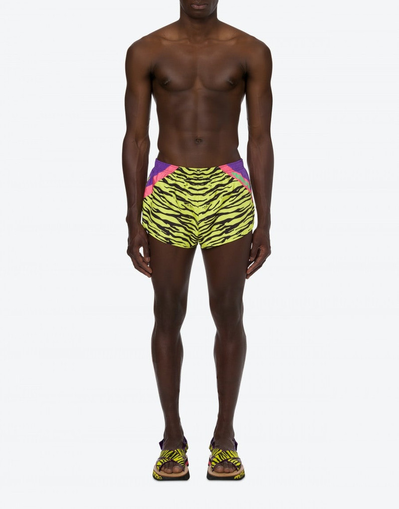Moschino TIGER PRINT BEACH BOXERS outlook