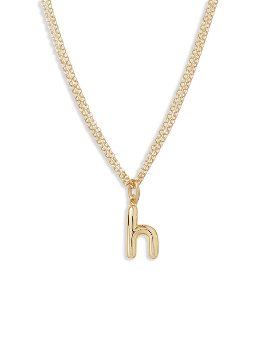 The Puffy Initial necklace - 2