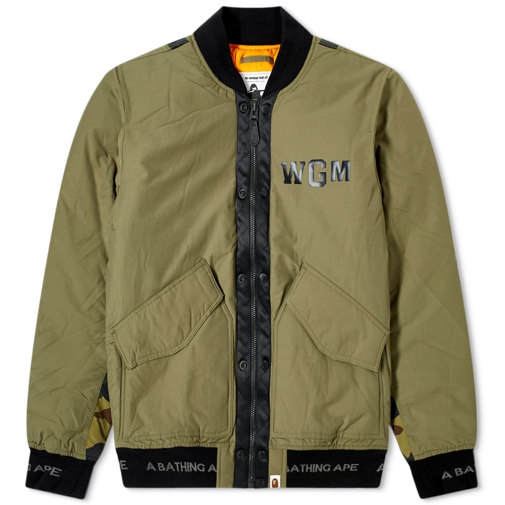 A Bathing Ape Shark Bomber Jacket - 1