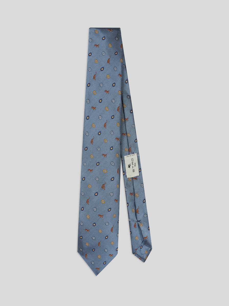 SILK JACQUARD TIE - 1