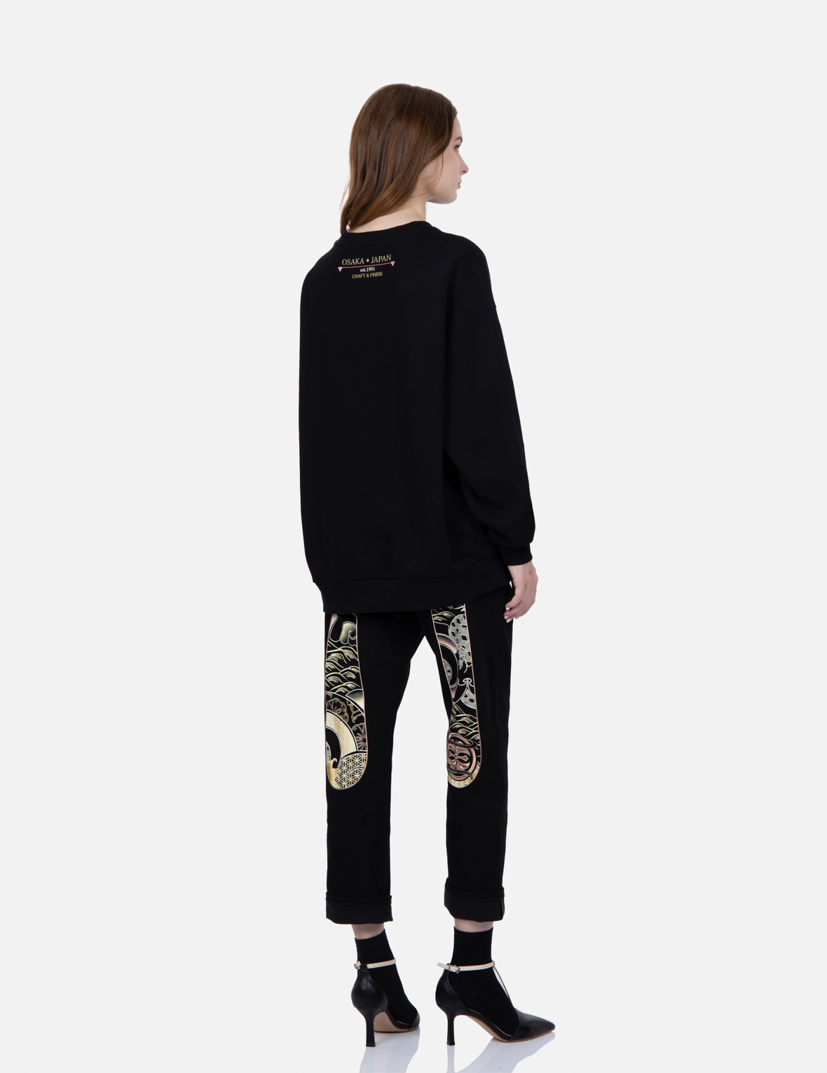 BROCADE SEAGULL APPLIQUÉ SWEATSHIRT - 4