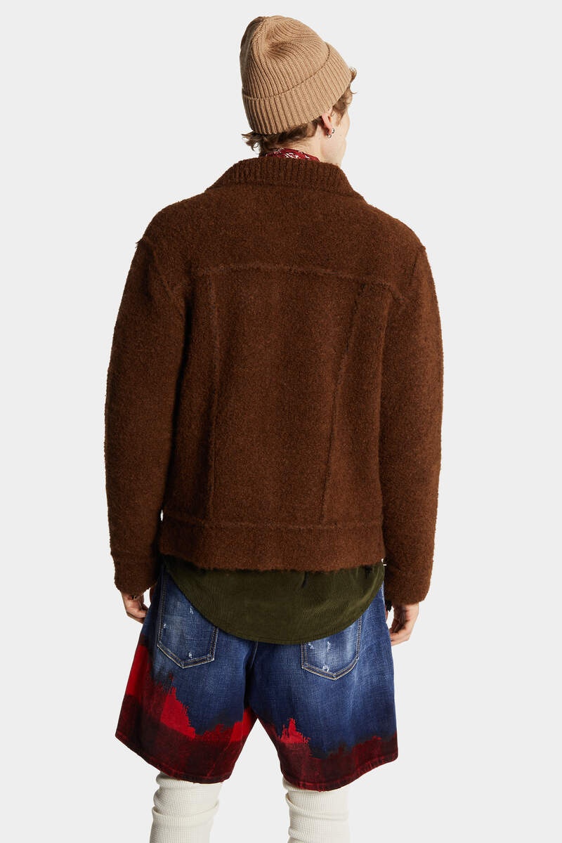 KNIT WORKER JACKET - 4