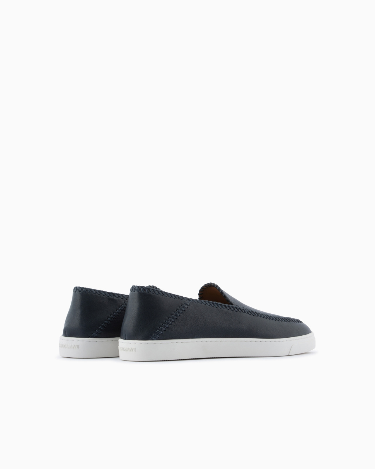 Galleria 3 nappa-leather slip-ons - 3