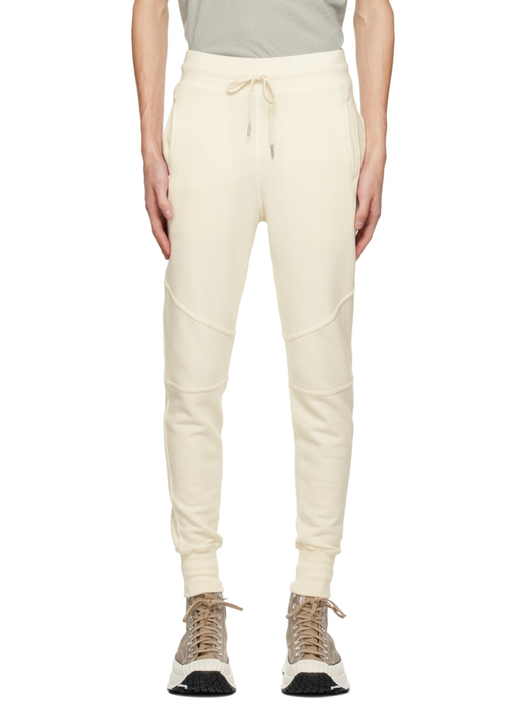 Off-White Tapered Lounge Pants - 1