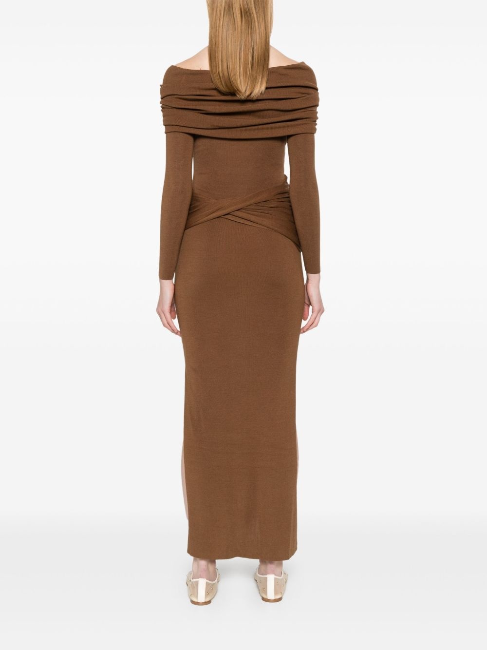 knitted maxi dress - 4