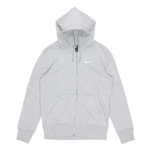 Nike Full Sleeve Solid Men Sweatshirt Gray CZ4148-063 - 1
