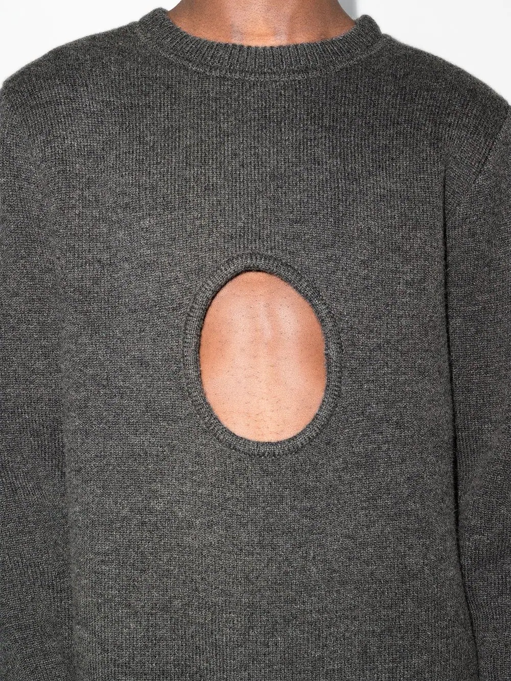 Hole wool jumper - 4