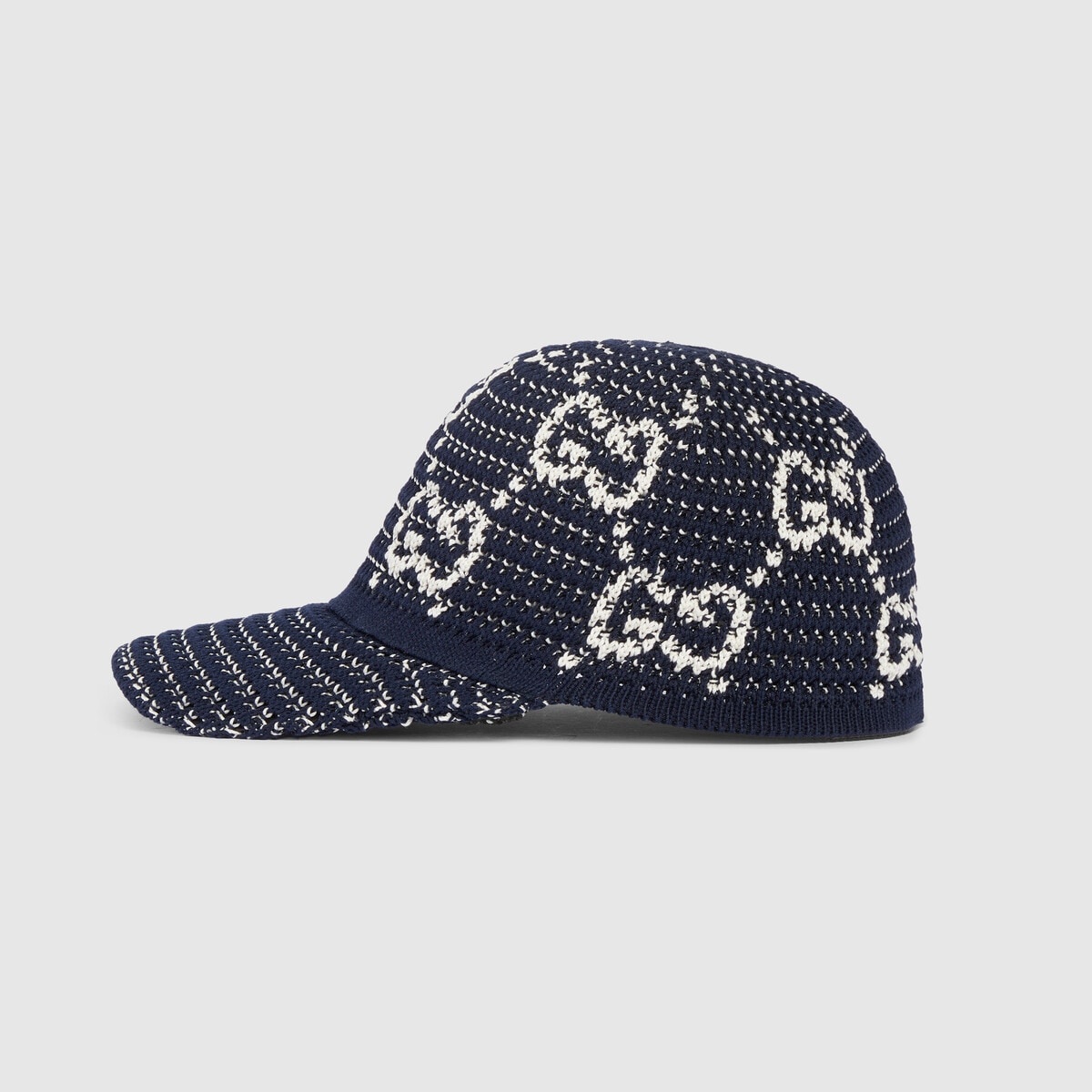 GG crochet cotton baseball hat - 2