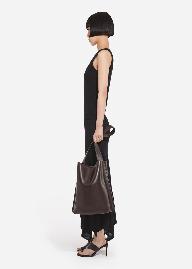 Flared Midi Skirt in Silk Linen 5