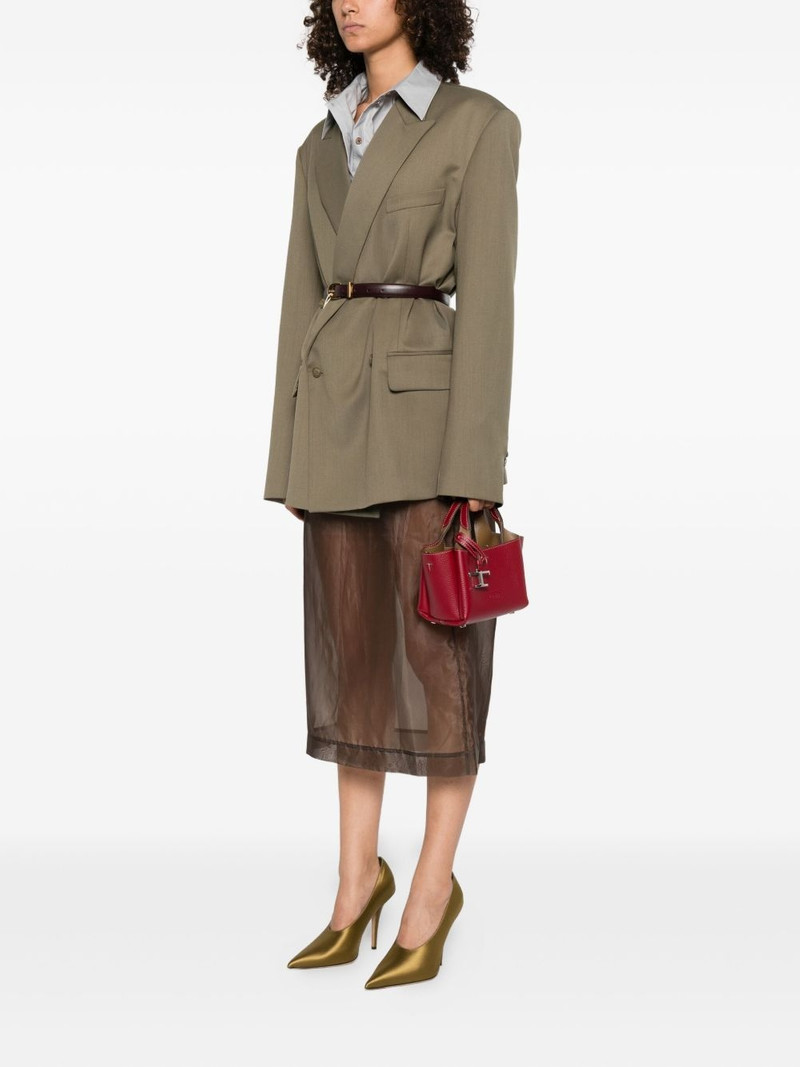 Tod's micro leather tote bag outlook