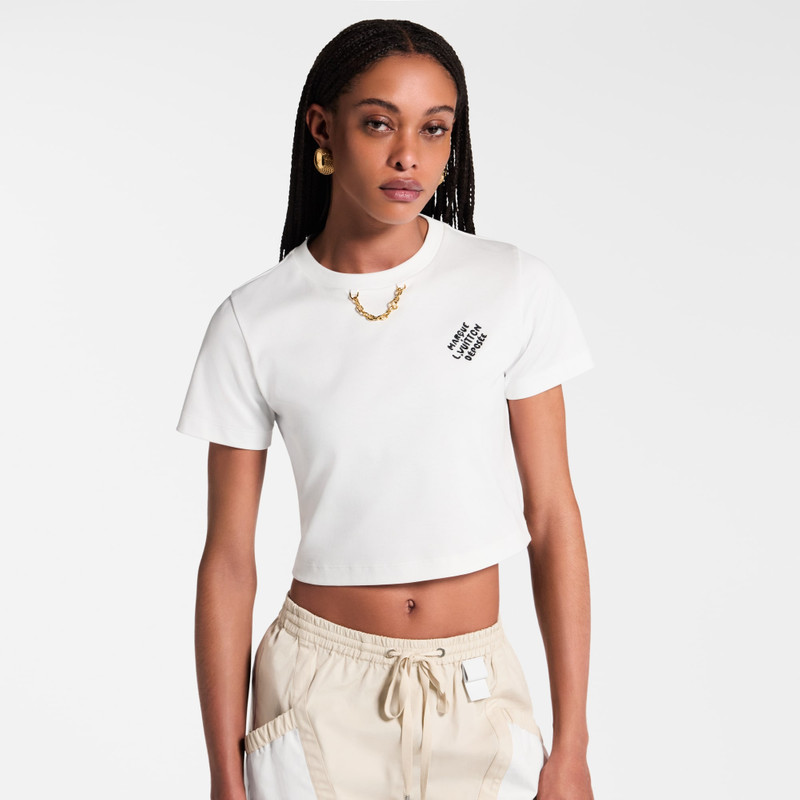 Embroidered Signature Crop Top 4