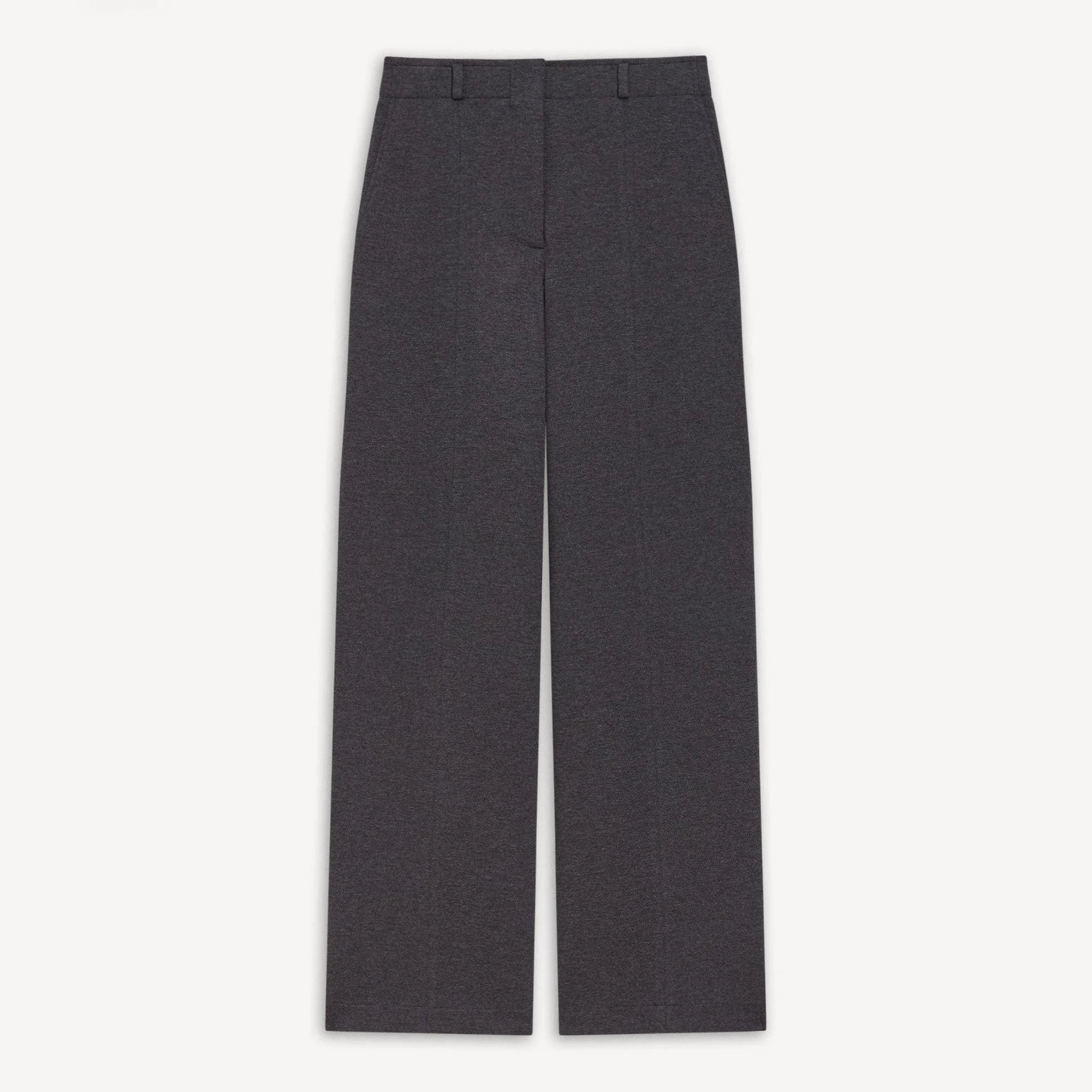 Relaxed Straight Pant in Double-Knit Jersey - 1