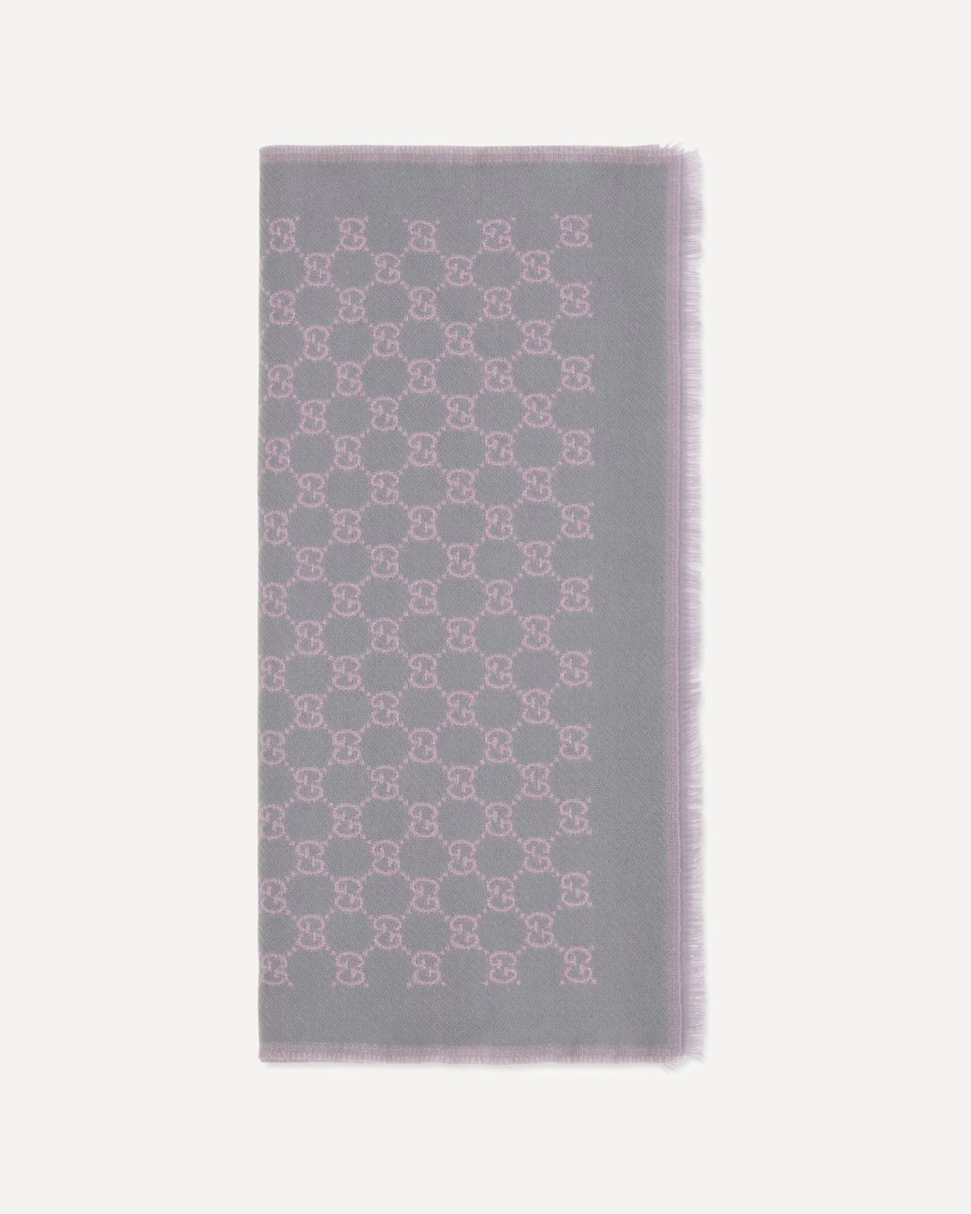 Miss Stenny GG Monogram wool Scarf - 1