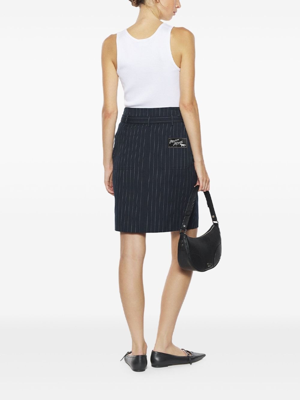paperbag pleated mini skirt - 3