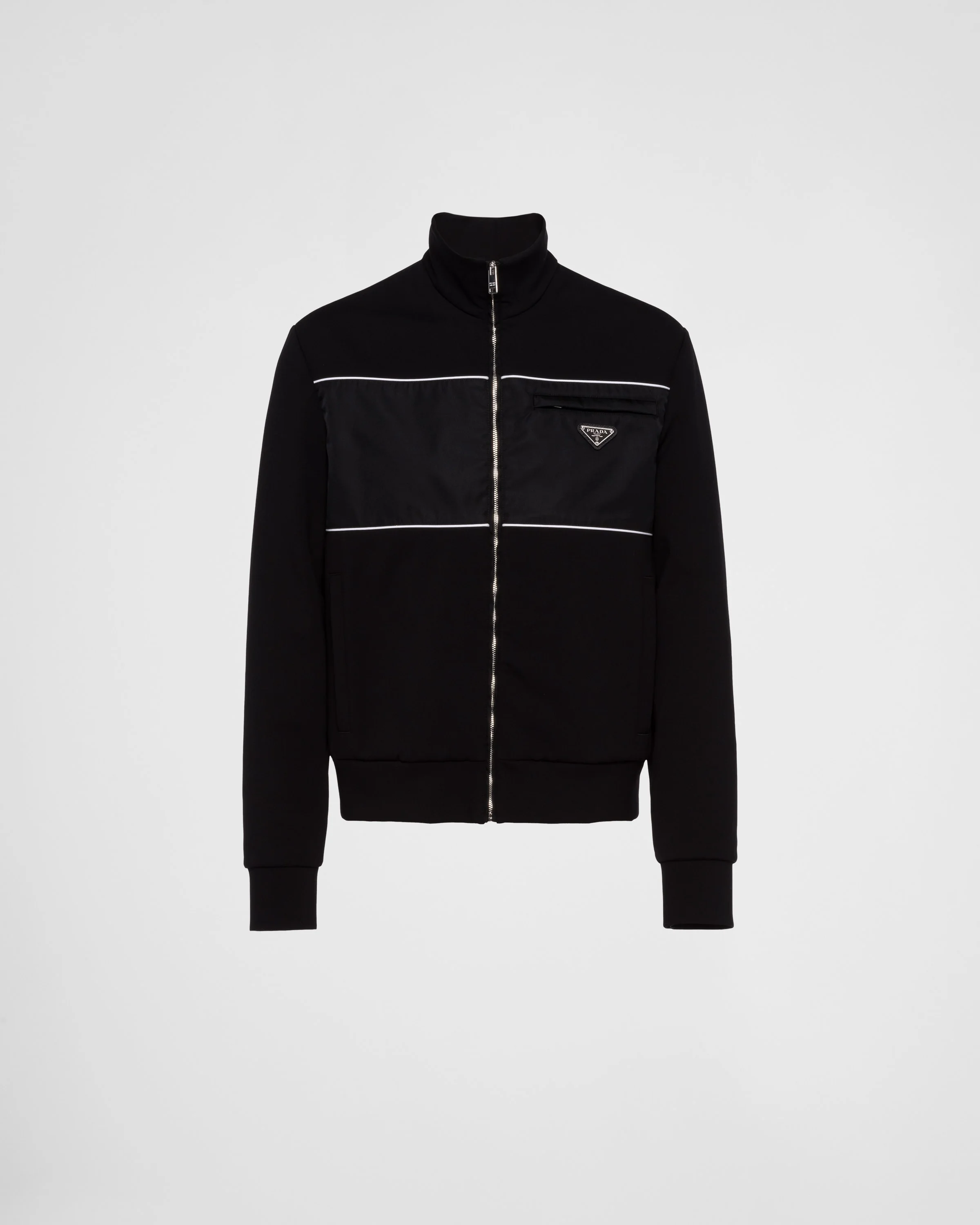 Sweatshirt with Re-Nylon details - 1