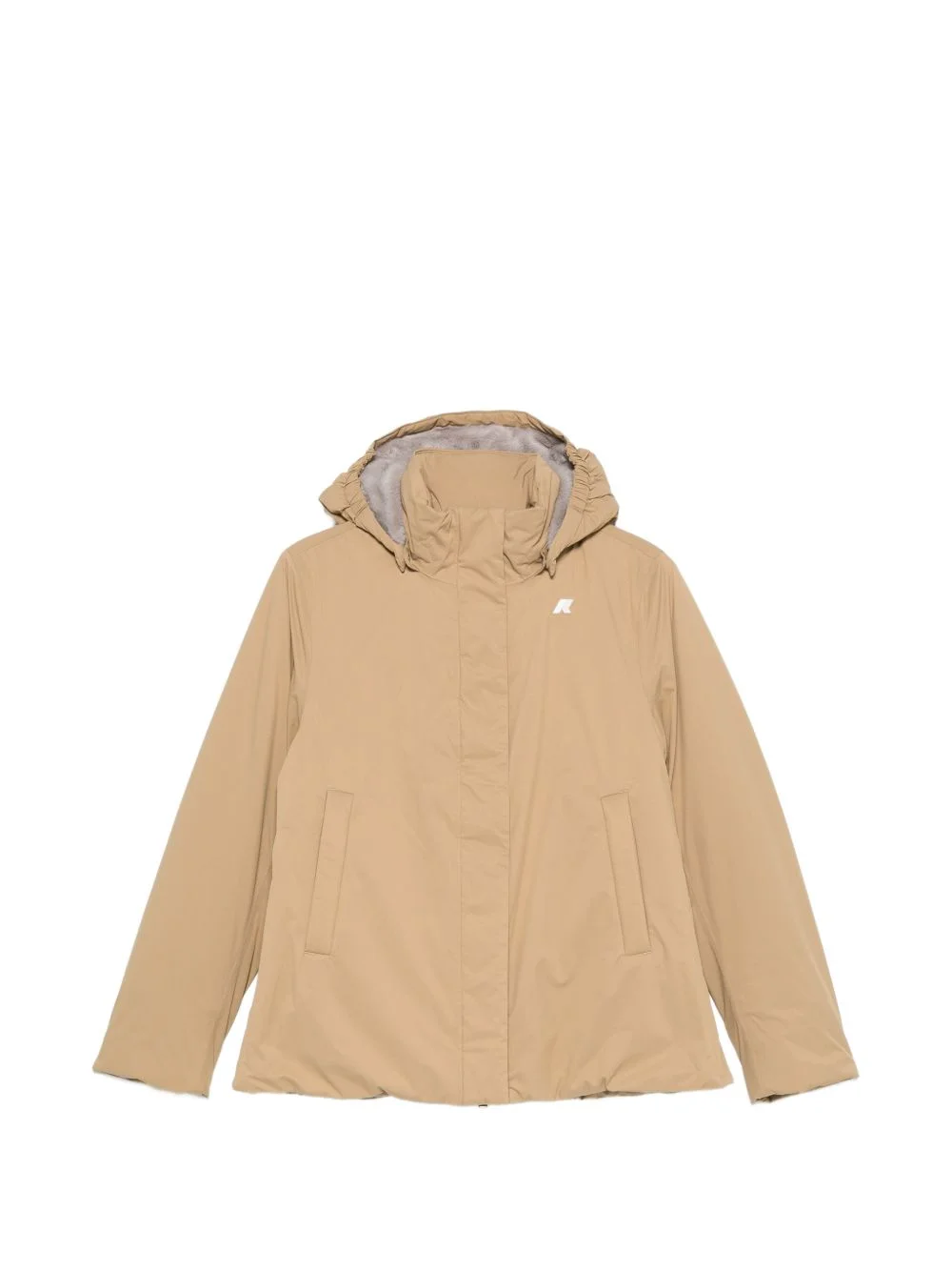Marlette hooded logo-patch jacket - 1