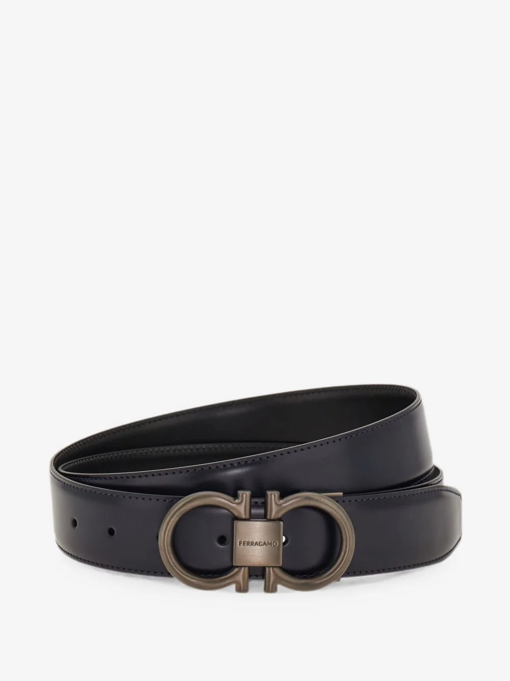 reversible and adjustable Gancini belt - 1