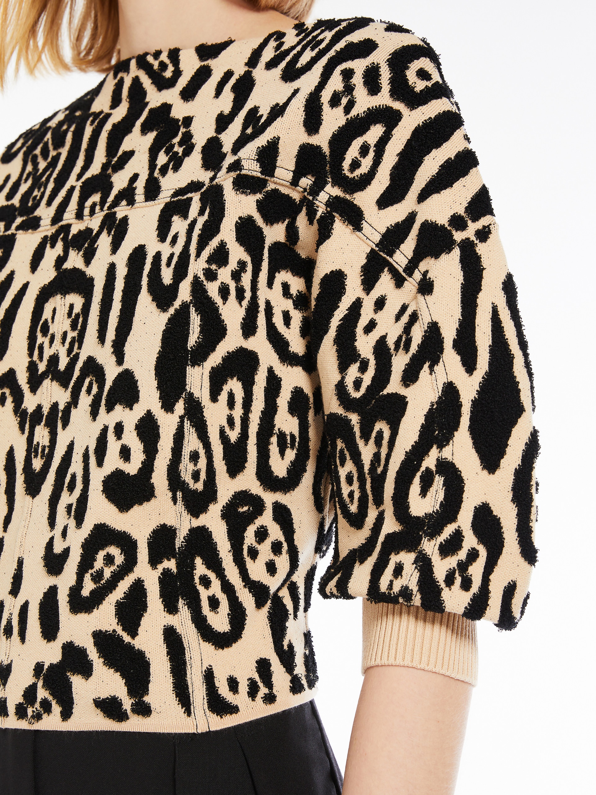 GHIERA Animal-print jacquard jumper - 5