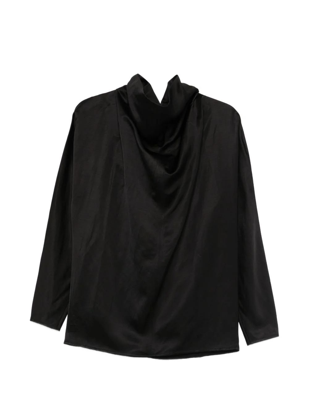 cowl-neck blouse - 1