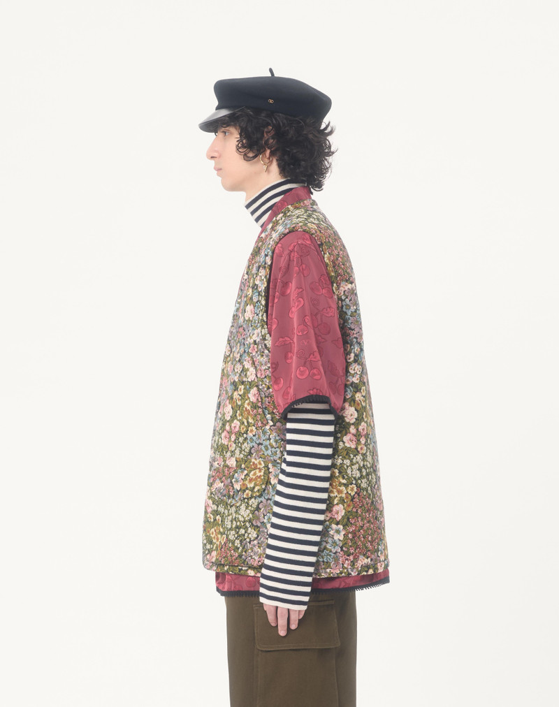 VALENTINO GOBELIN VEST WITH APRÈS L'HIVER JACQUARD PATTERN 6