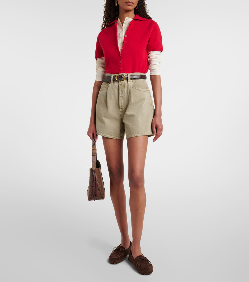 AGOLDE Mid-rise denim shorts outlook