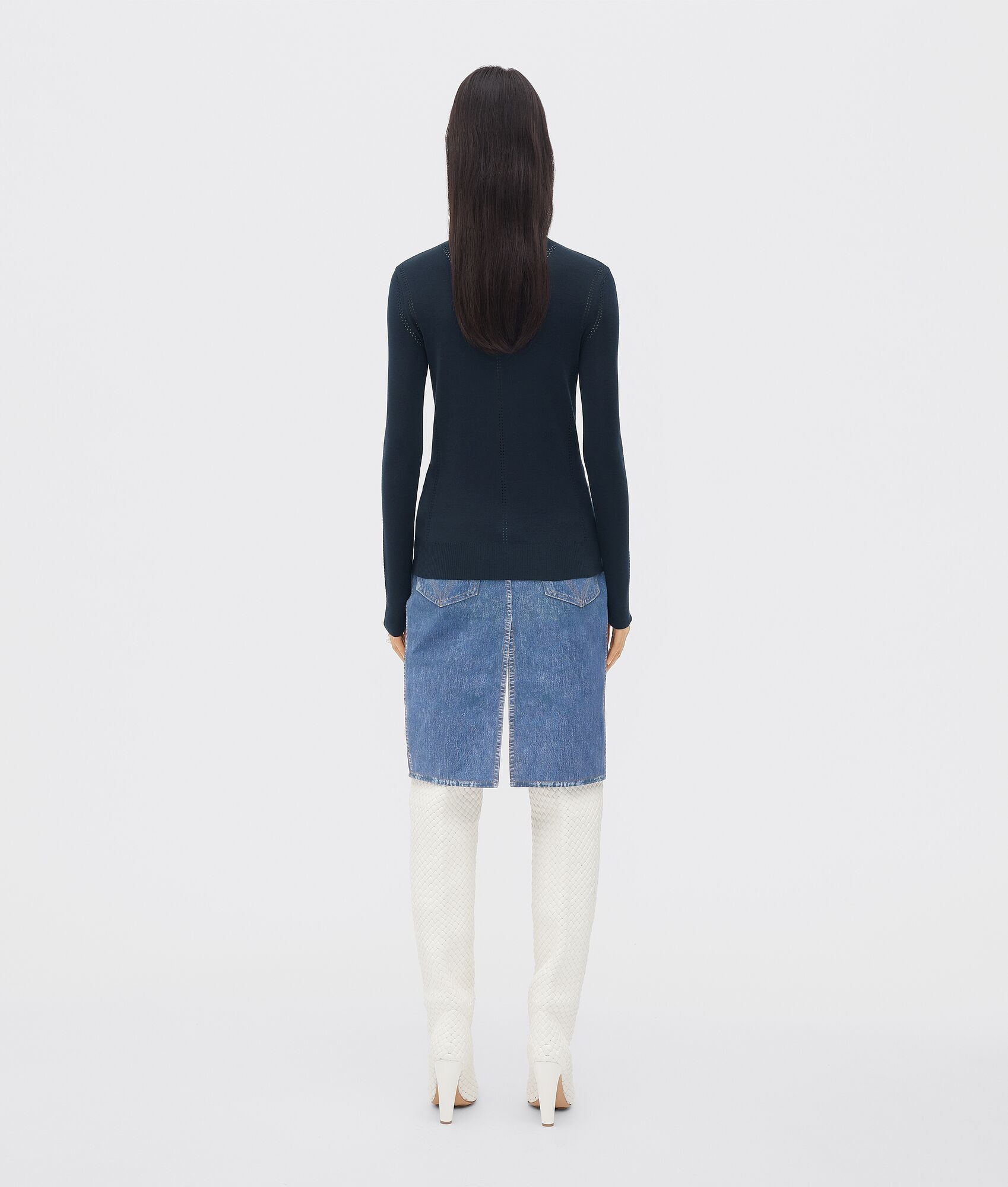 lightweight silk jumper - 3