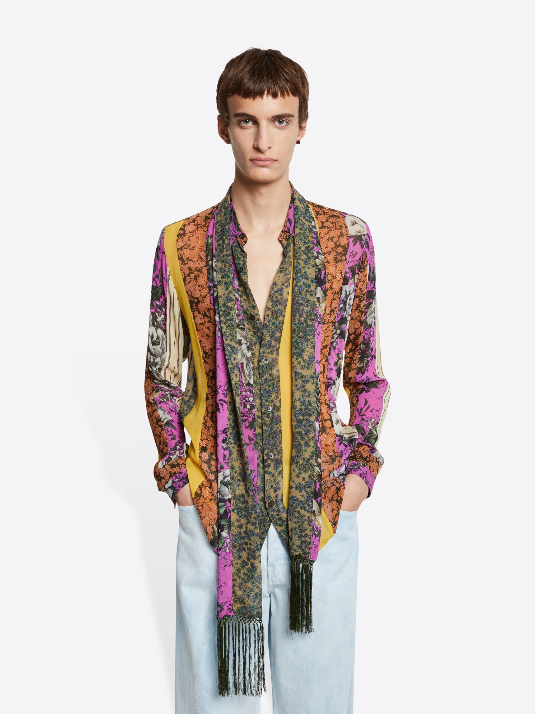 SCARF WITH TASSLES - 2