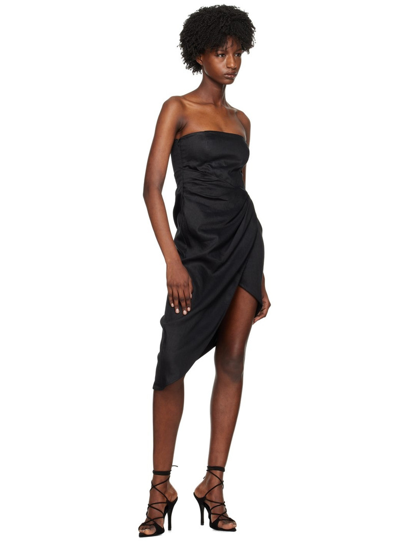 GAUGE81 Black Lica Midi Dress outlook