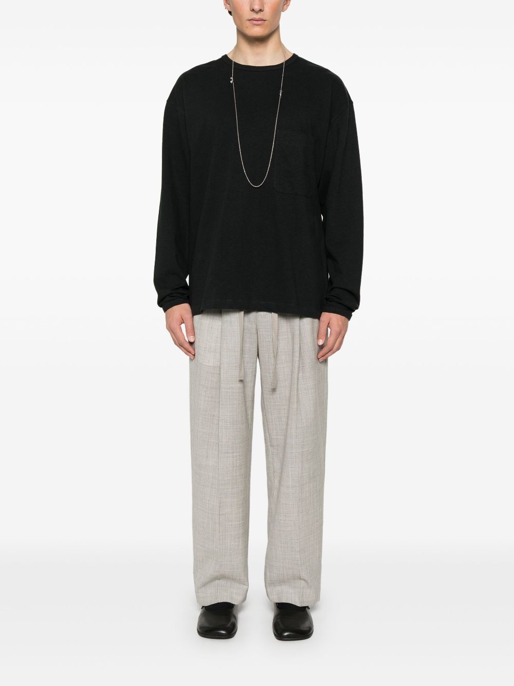 jersey-texture T-shirt - 2