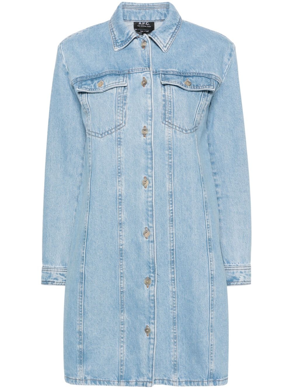 Alpine denim minidress - 1