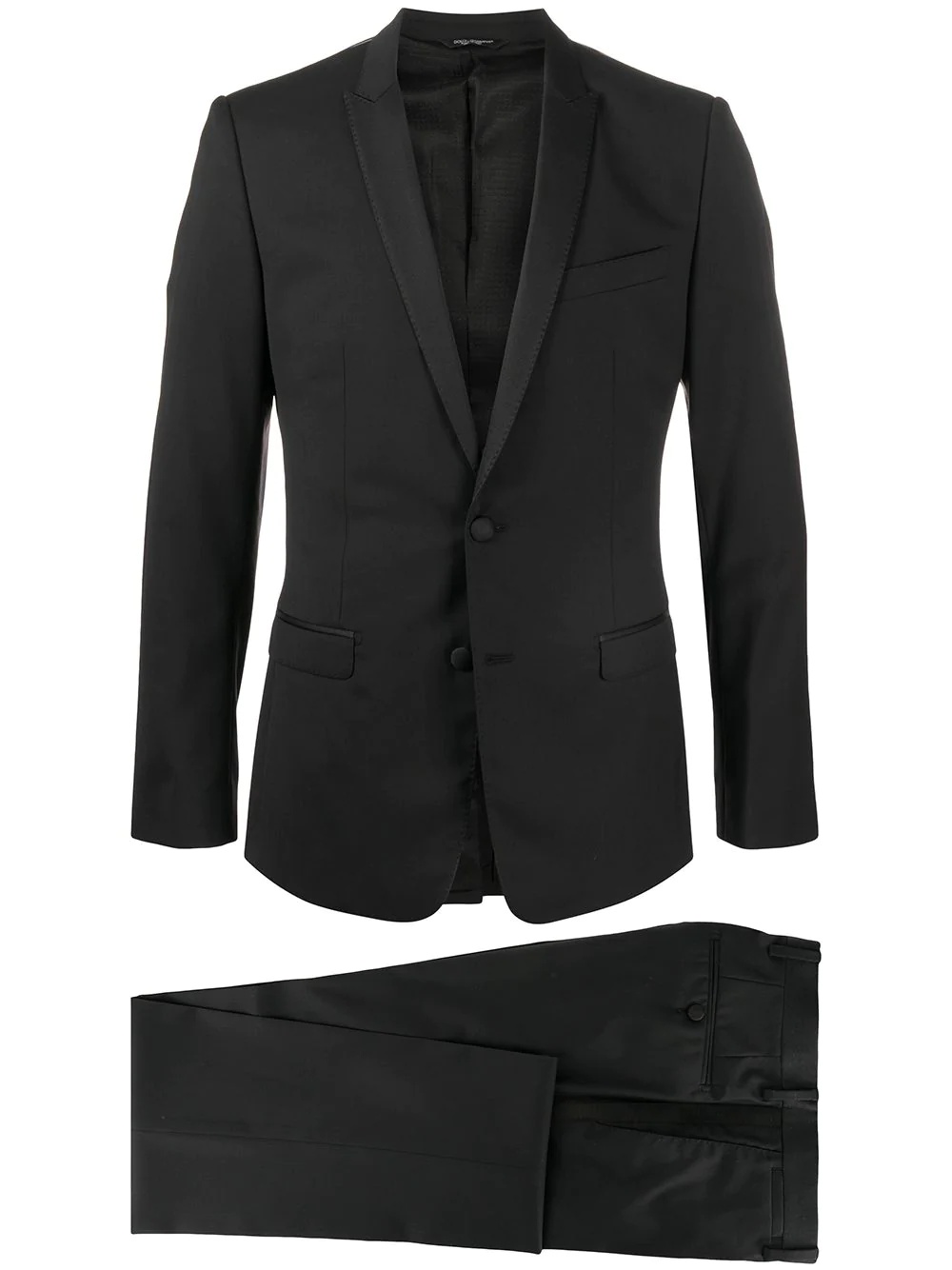 two-piece tuxedo suit - 1